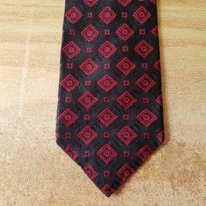 Royal Classic Black and Red Neck Tie